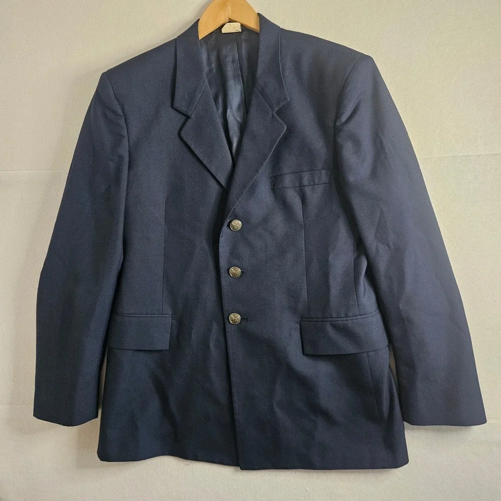 US Air Force Service Dress Uniform Coat 42R Maryland Clothing AF Shade 1620 Blue